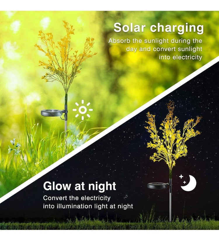 Solar Garden Decorative Lights , Solar Flowers Lights, Solar Powered IP65 rating Waterproof  Solar Garden Stake Lights - SuperbKishan