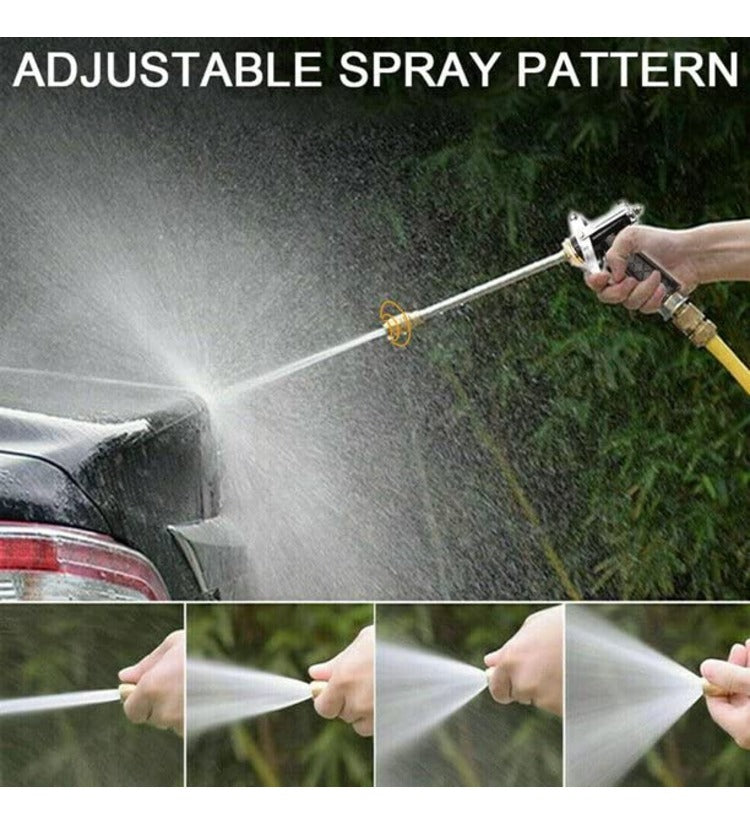 Nozzle Water Spray Gun Tool, Car Wash Nozzle, High Pressure Nozzle Spray Water Gun, Water Jet Hose Nozzles Pipe For Gardening, Bike,Car Wash,Window Cleaning - SuperbKishan