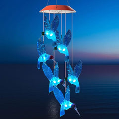 Fairy LED Solar Lights | Color-Changing wind chimes
