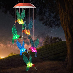 Fairy LED Solar Lights | Color-Changing wind chimes