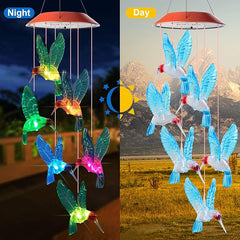 Fairy LED Solar Lights | Color-Changing wind chimes