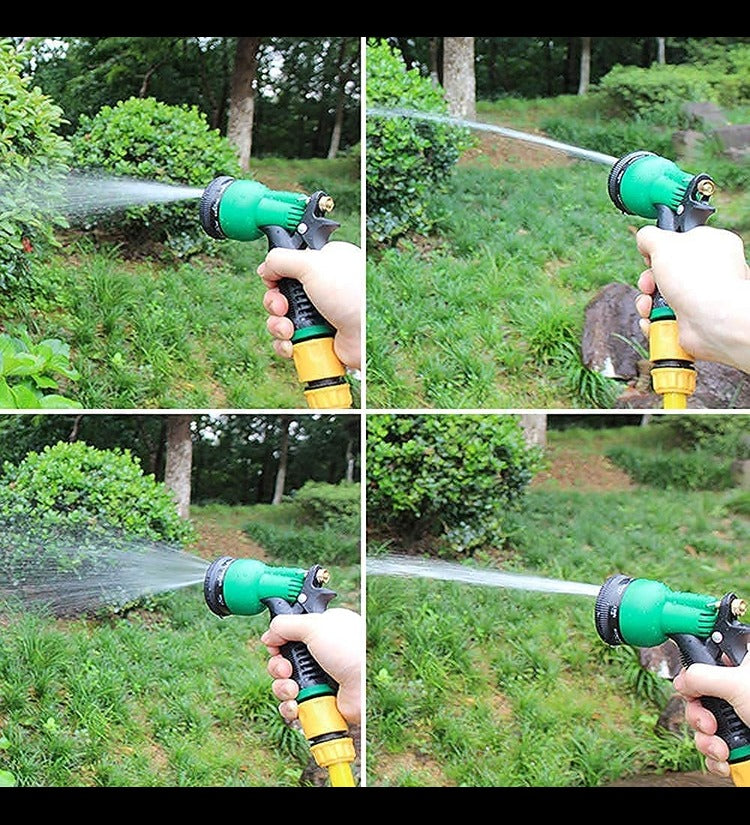 Pattern High-Pressure Water Spray Gun for Gardening, Flower, Plant, and Lawn Watering, and Bike Car Washing Portable Power Sprayer Garden Hose Nozzle Pipe Connector