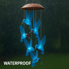 Fairy LED Solar Lights | Color-Changing wind chimes