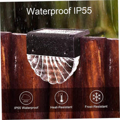 Decorative Solar Deck Lights | Pack of 6