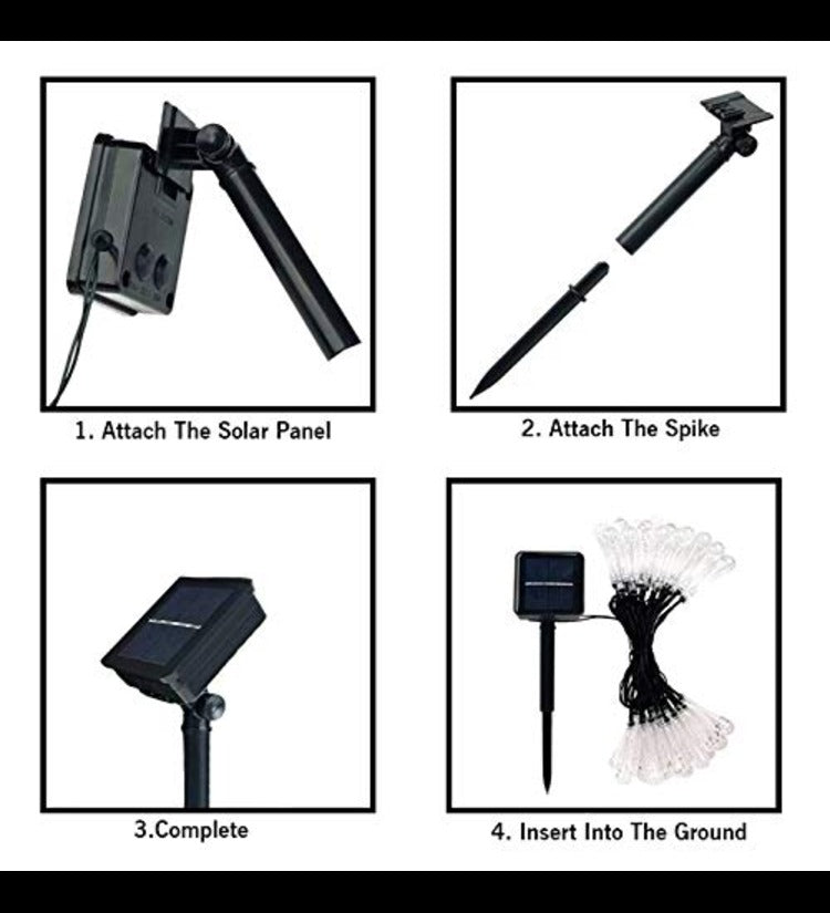Crystal Drop Solar Lights