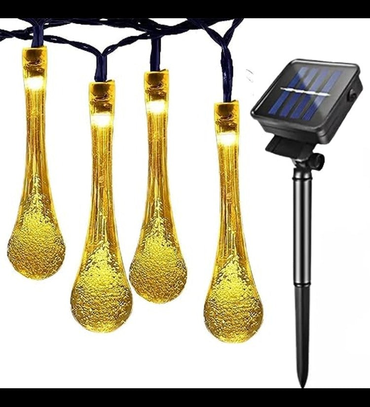 Crystal Drop Solar Lights